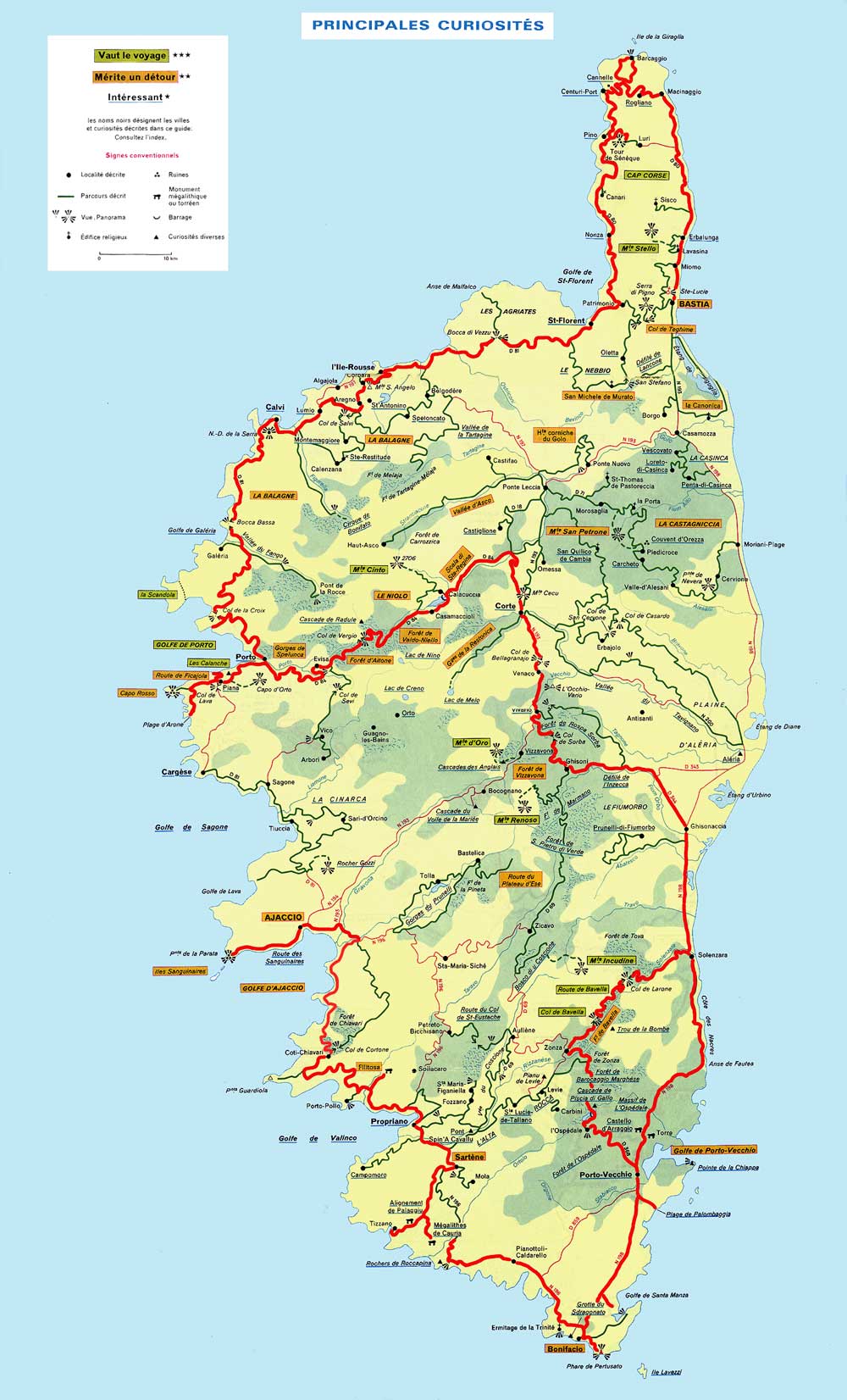 Notre
            itinéraire en Corse