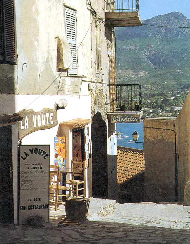 CALVI : ruelles
                    de la citadelle