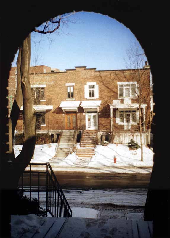 Outremont : notre maison sous la neige
