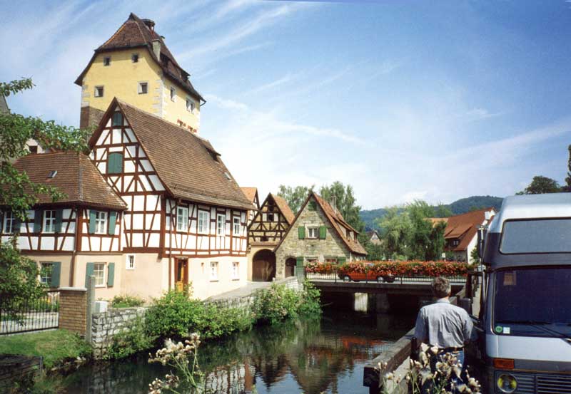 Sur le quai à
              Herrsbruck