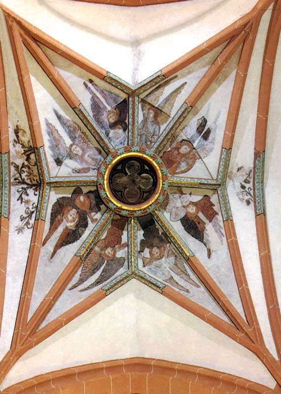 Plafond peint de l'église du St-Esprit