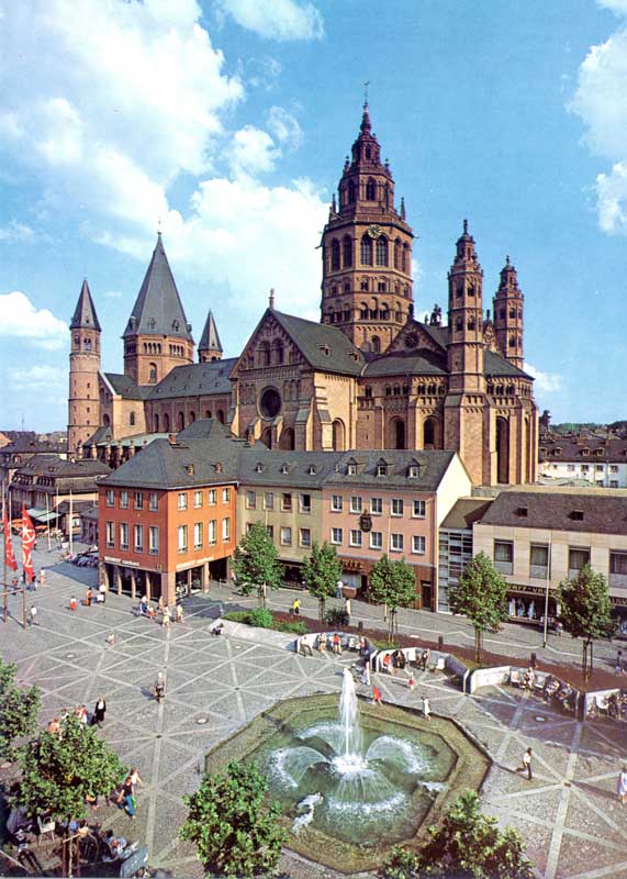 Mainz chevet de la cathédrale