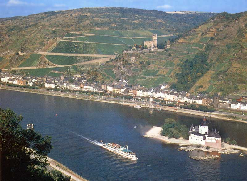 Châteaux
              de Pfalz et de Gutenfels