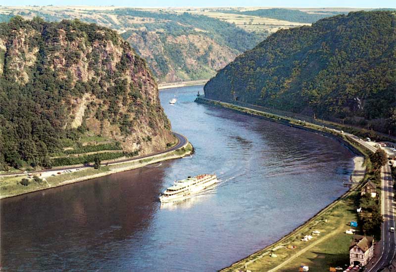 Courbe et rocher de Loreley