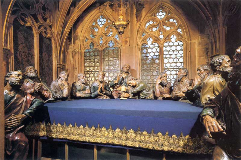 Cthedrale de Freiburg : Cène par Hauser