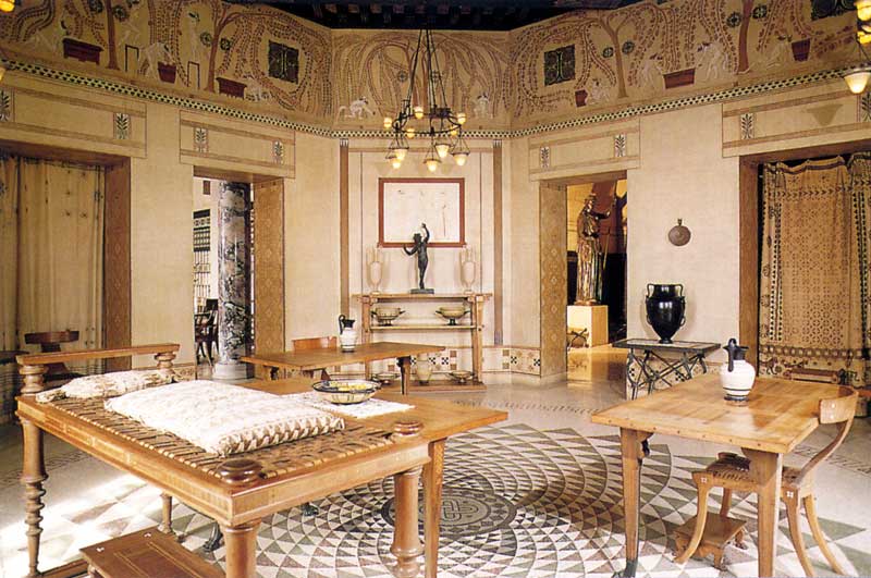 Salle à manger de la Villa Kerylos