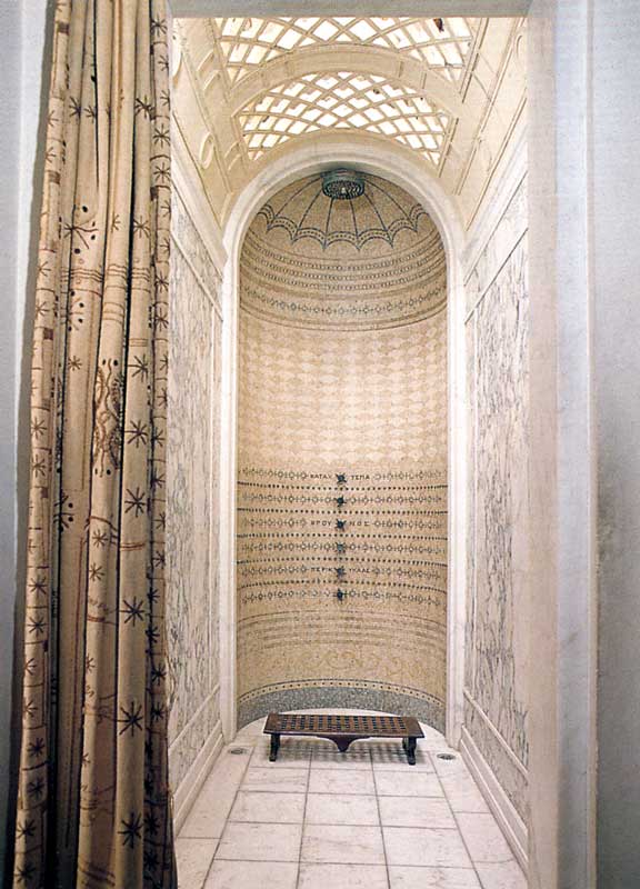 Douche de la Villa Kerylos