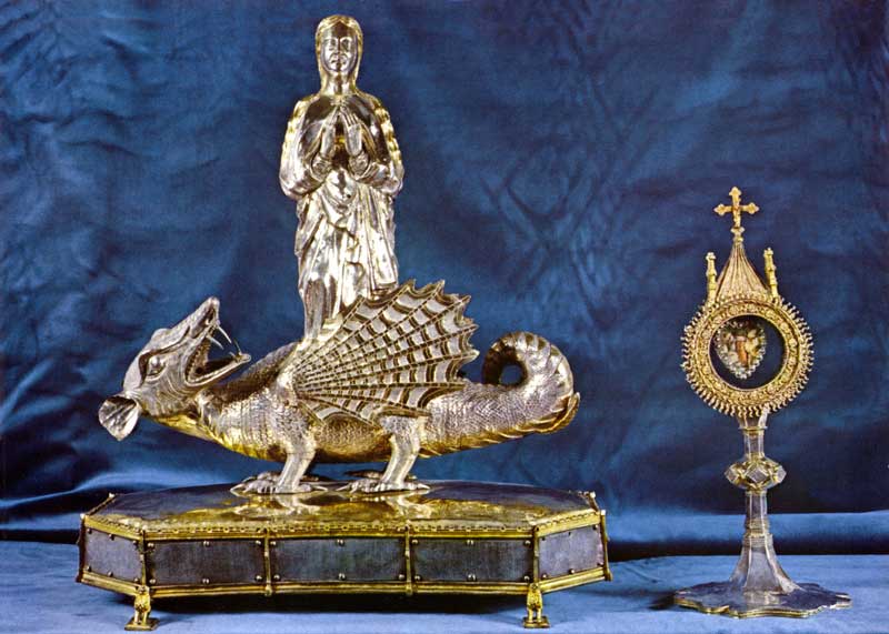 Sainte Marguerite au dragon à Luceram