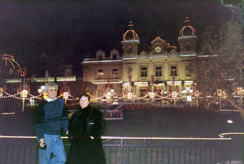 JP et Monique dans le jardin du Casino