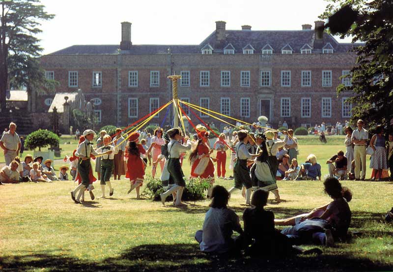 Fête de mai sur les pelouses d'Erdigg Hall
