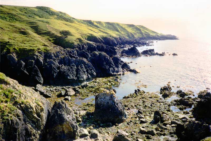 Whistling Sands : la côte rocheuse vers le sud