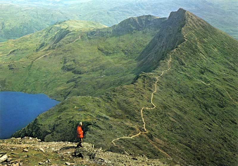 Lliwedd depuis le sommet du Mont Snowdon