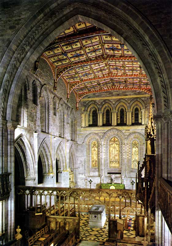 Choeur de la cathédrale de St David