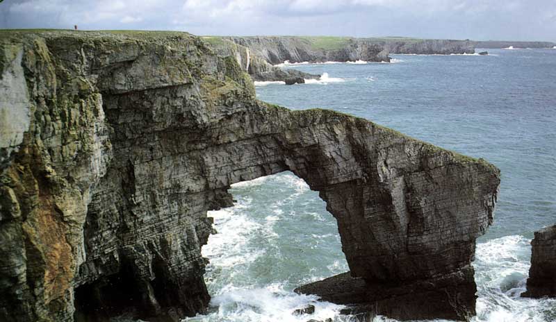 Falaise de
                St Govan's Head