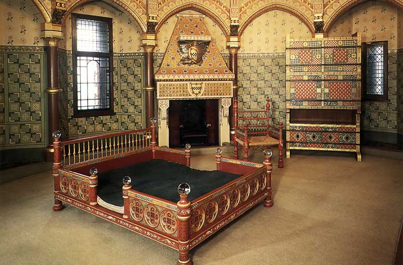Castle Coch : la Chambre de la Dame