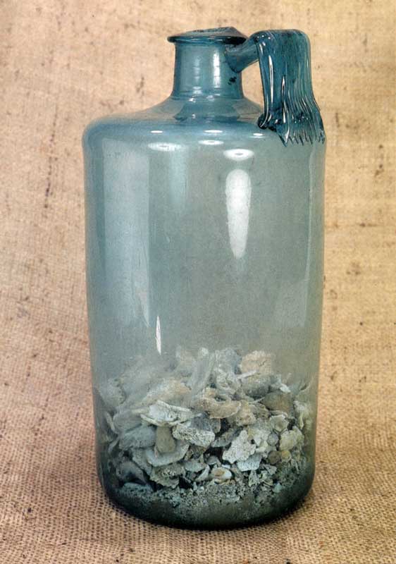 Urne funéraire en verre