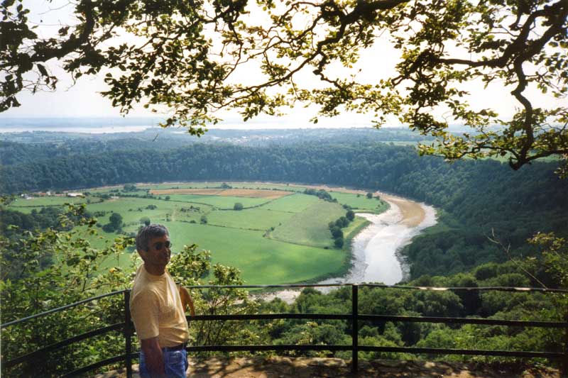 Jean-Paul sur
              l'Eagles's Nest View à Wyndcliff