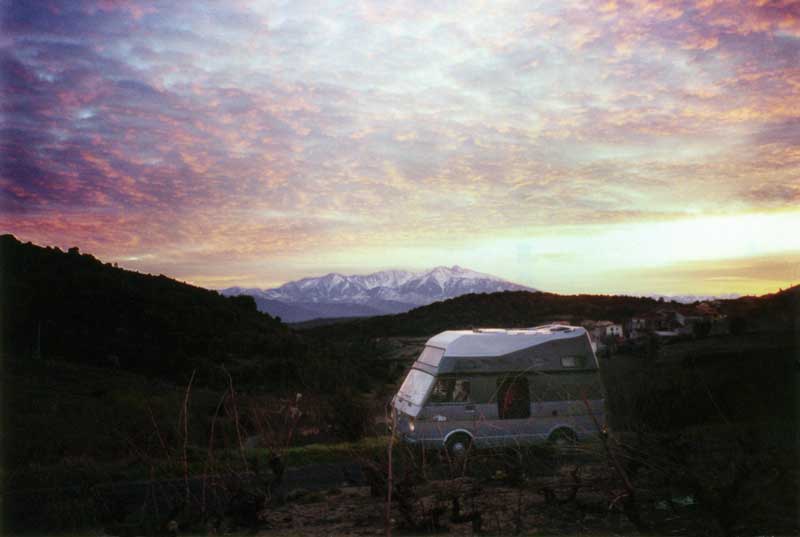 Crépuscule sur le Canigou depuis l'Ermitage de Forca
              Real