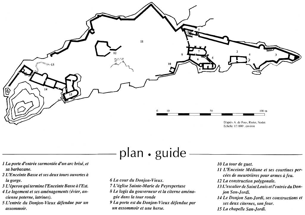 Plan de Peyrepertuse