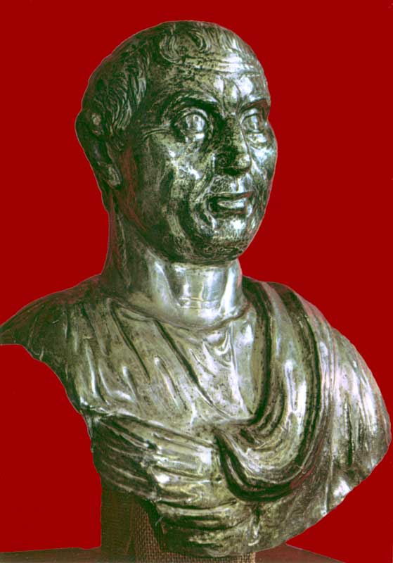 Buste en argent du IIIème siècle ap. JC