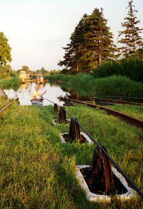 Cale de Jelenie sur le Canal d'Elblag
