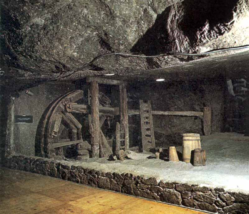 Wieliczka : pompe à puisard