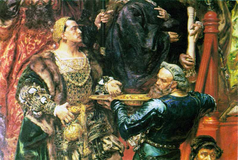 Matejko : détail de Hold pruski