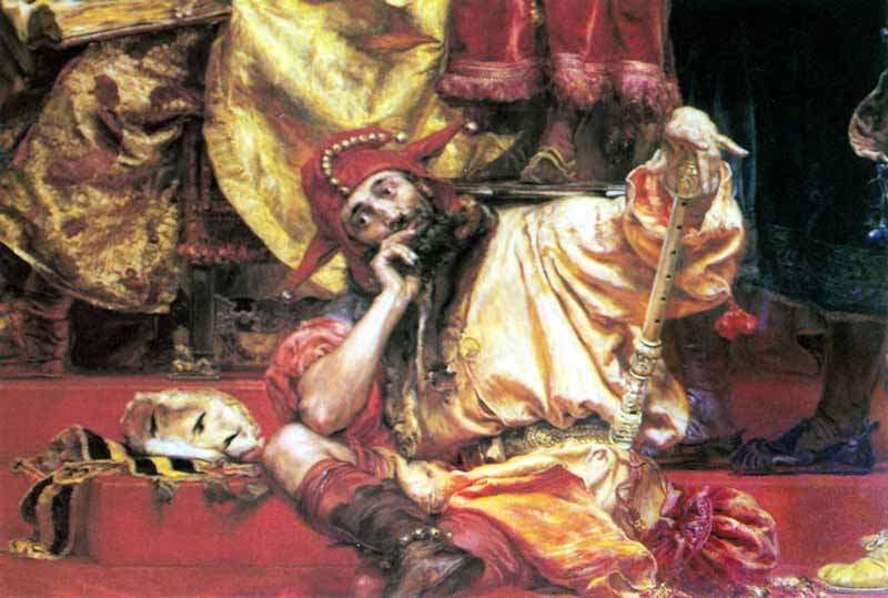 Matejko : détail de Hold pruski - le bouffon
