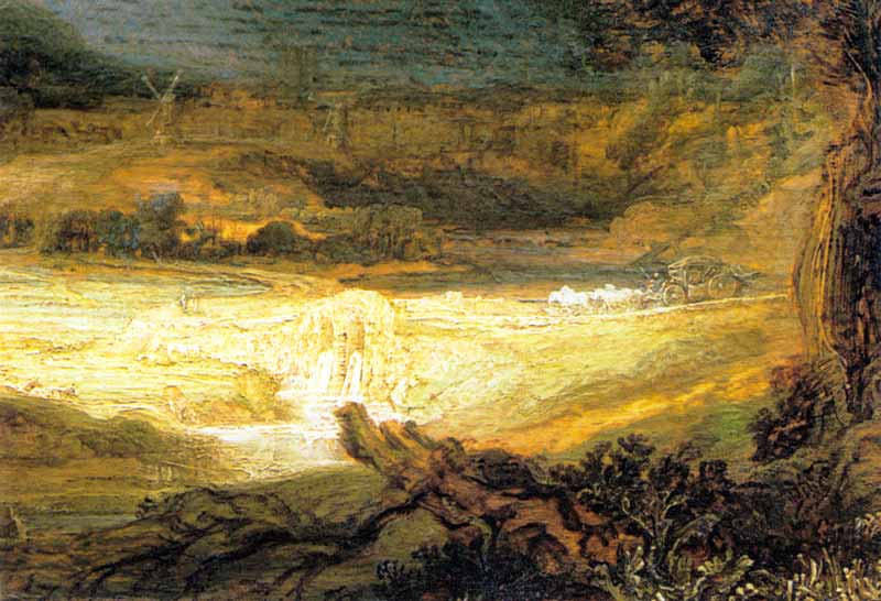 Rembrandt : Le Bon Samaritain (détail)