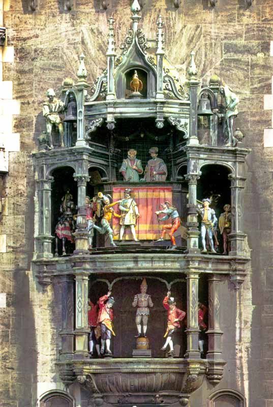 München : Le carillon du Neurathaus