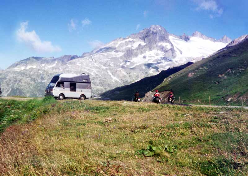 Bivouac dans le Furka Pass
