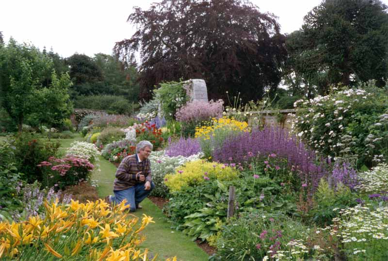Dans
          le jardin de Castle Fraser