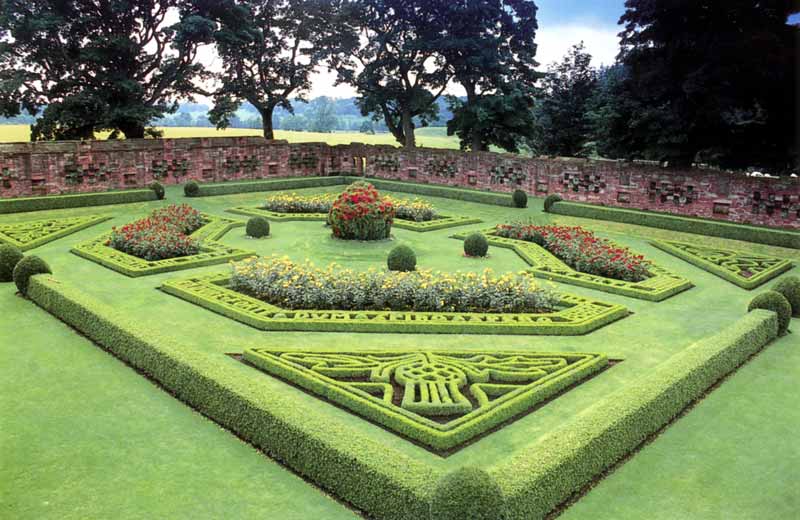 Dessin du
              jardin d'Edzell