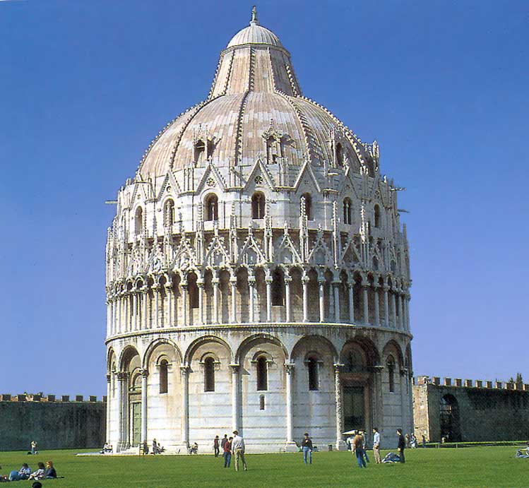 Pisa : le baptistère