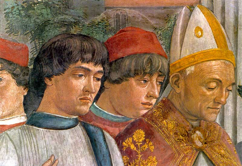Fresque de la Collégiale : Mort de Ste Fina