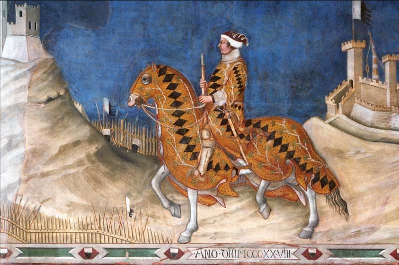 Sienna Palazzo Publico - Guidoriccio da Fogliano
                all'assedio di Montemassi par Simone Martini