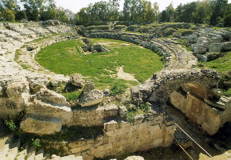 L'amphithéâtre romain de Syracuse