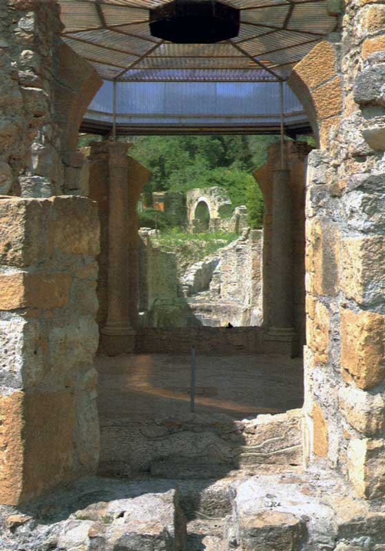Piazza Armerina : les thermes de la Vila
                    impériale de Casale