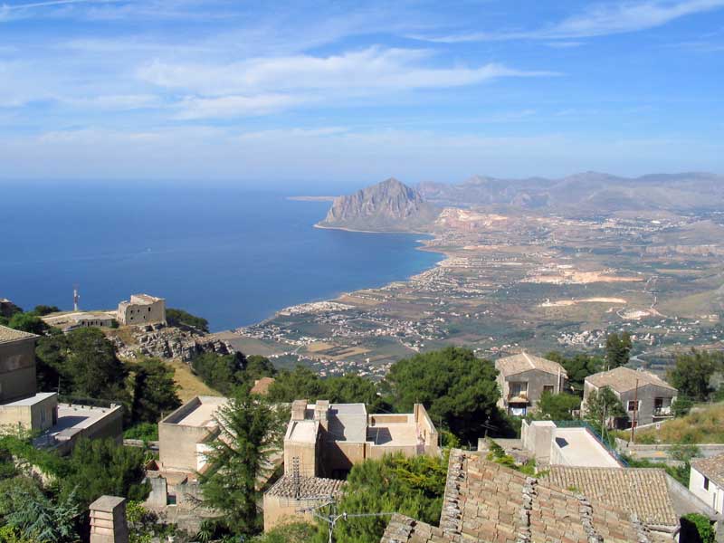 Golfe de Castellamare depuis Erice