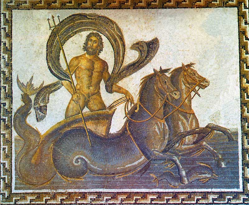 Musée Archéologique du Bardo : le char de
                  Neptune