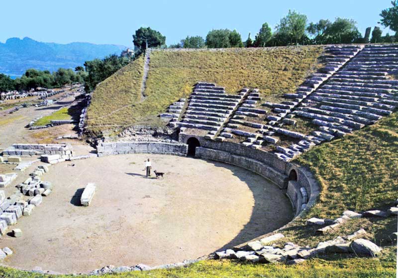 Théâtre grec de
          Tyndaris