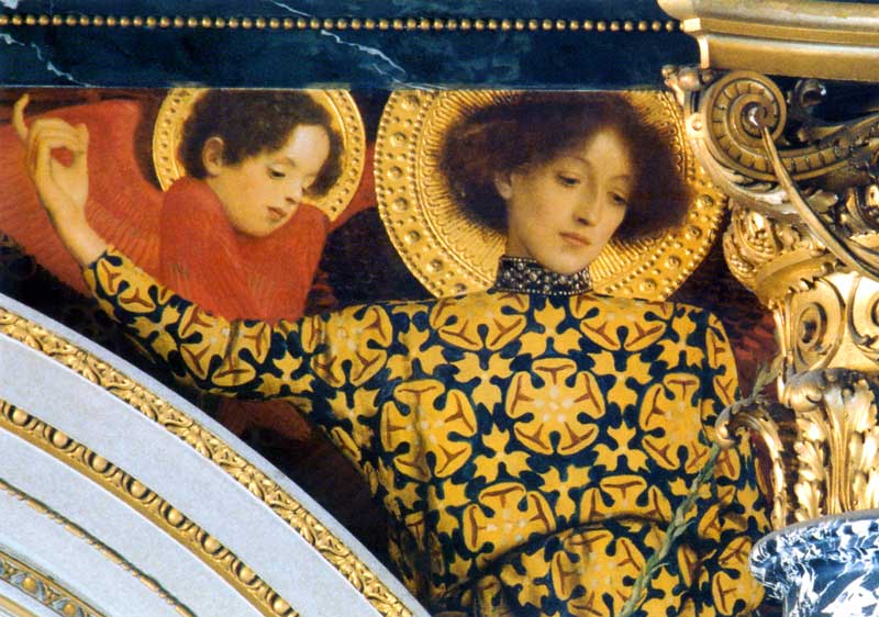 Grand escalier : l'Art italien ancien par Gustav
              Klimt