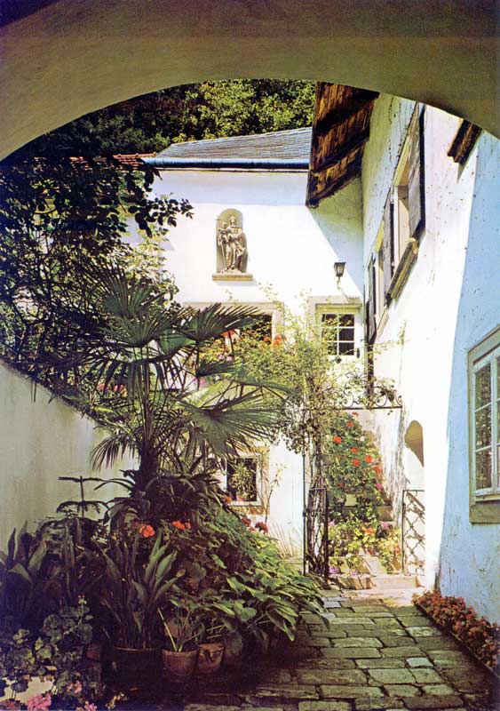 Cour de la maison de Josef Haydn à Eisenstadt