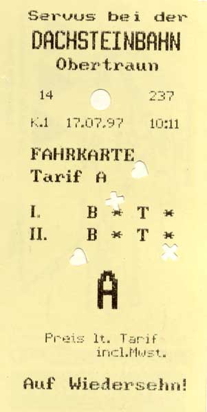 Billet du Téléphérique
