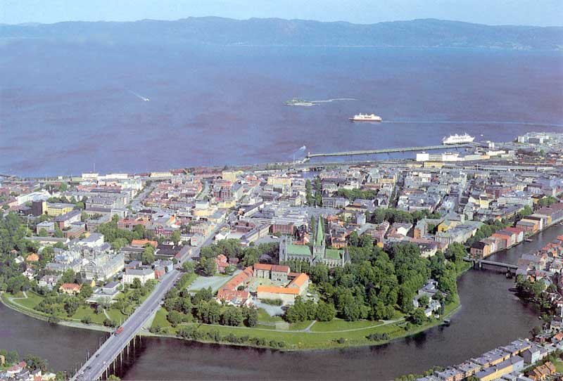 Le centre historique de Trondheim