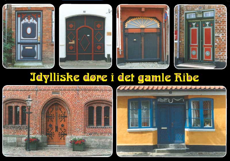 Les jolies portes du Vieux Ribe