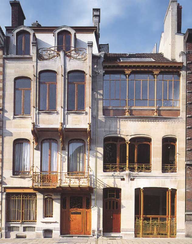 Façade de la maison Horta