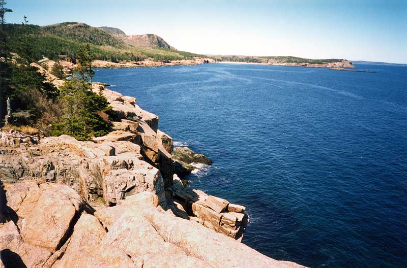 En quittant Sand Beach vers Otter Point...