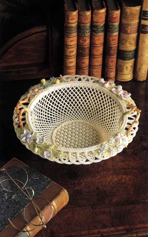 Porcelaine Belleek : Mariage Basket