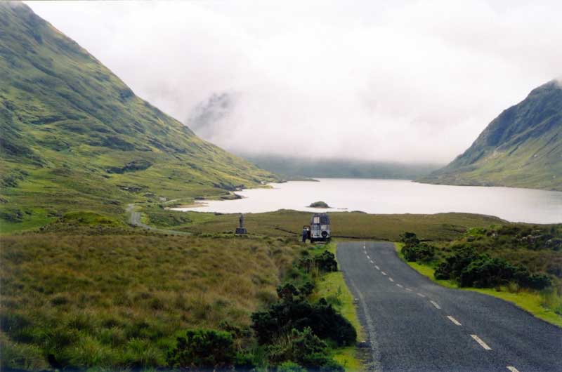 La vue en
              arrivant sur Doo Lough